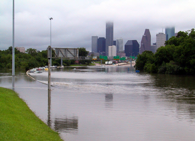Flooded Streets in Houston